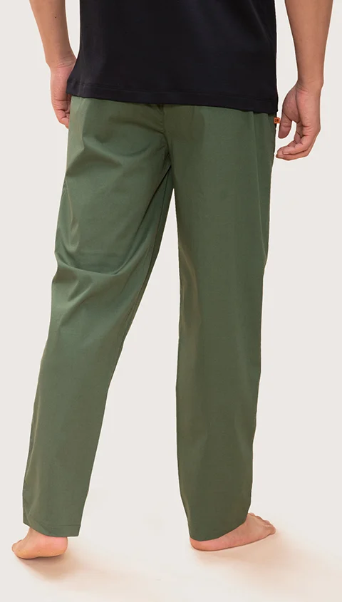 The Stretch Pyjama Pants Forest Green