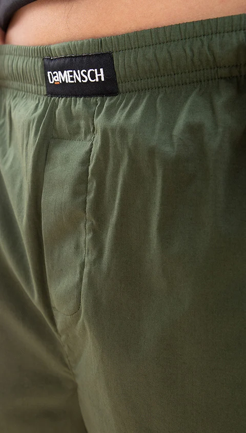 The Stretch Pyjama Pants Forest Green