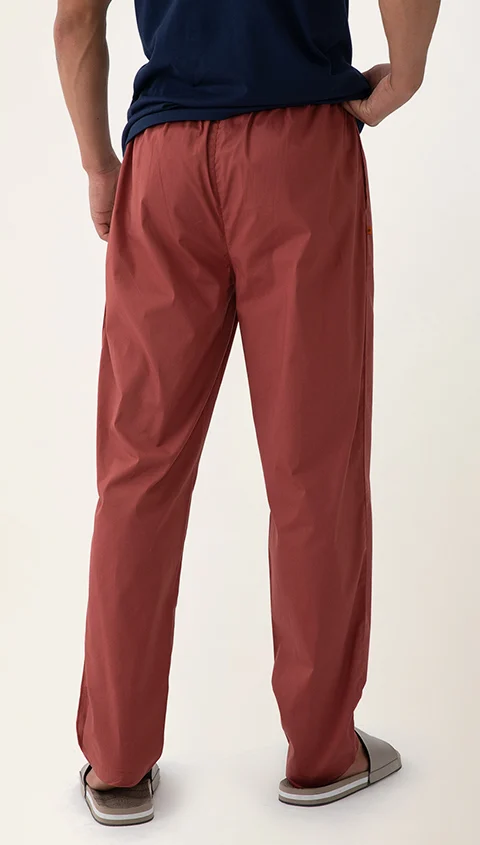 The Stretch Pyjama Pants Slumber Maroon