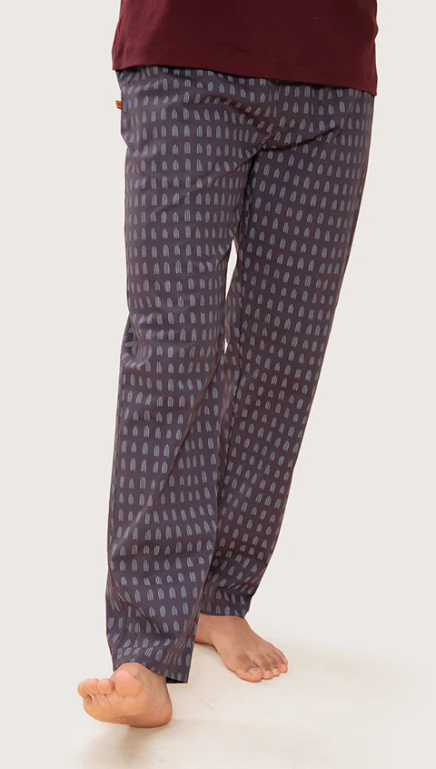 The Stretch Pyjama Pants Stroky Grey