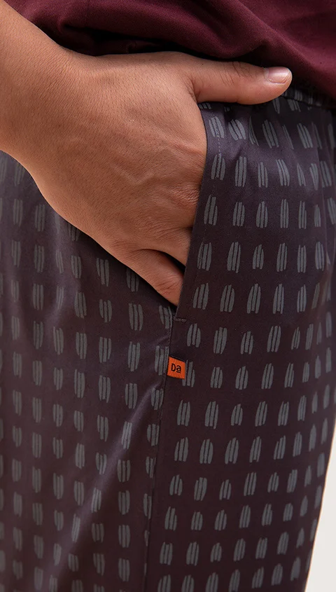 The Stretch Pyjama Pants Stroky Grey