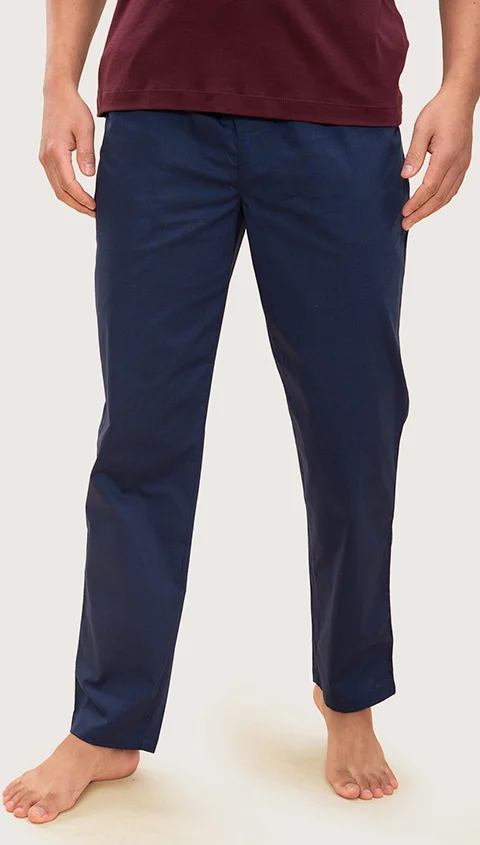 The Stretch Pyjama Pants True Navy blue