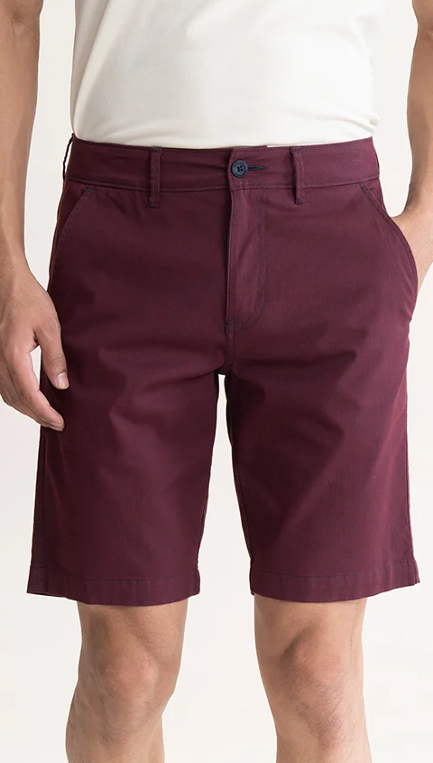 Constant Chino Shorts Sangria Wine