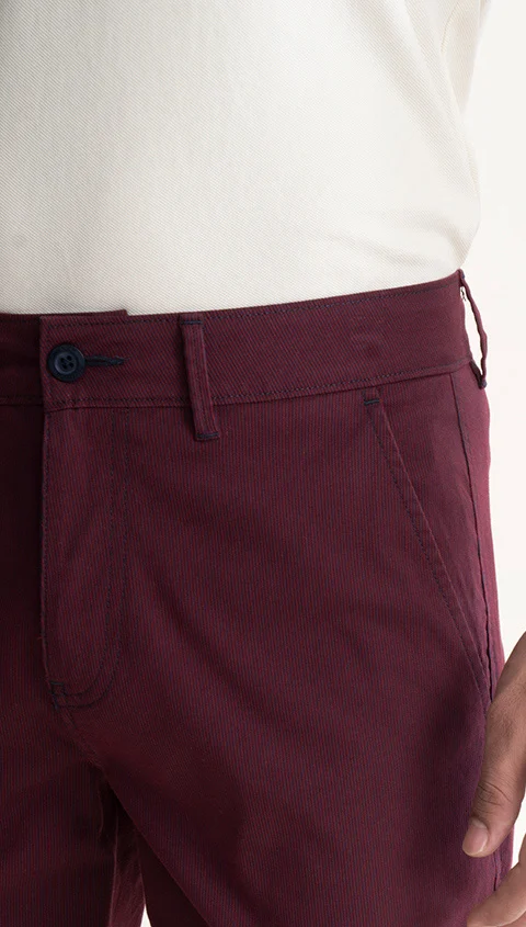 Constant 500 Day Chino Shorts Sangria Wine