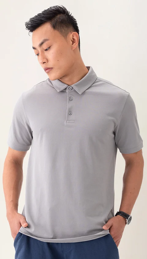 Statement All Degree Polo Cloud Grey