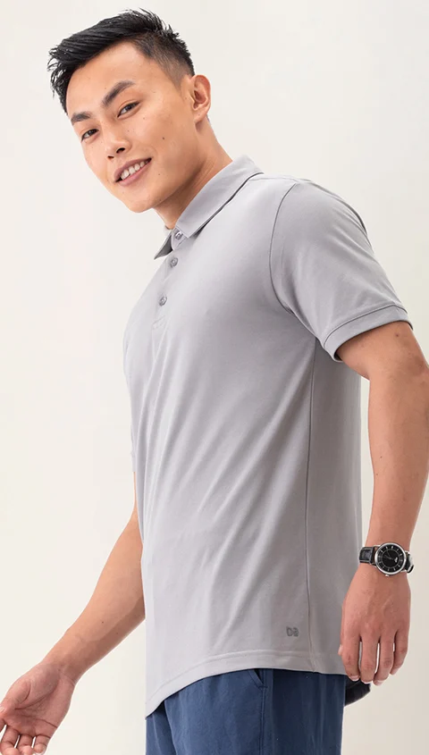 Statement All Degree Polo Cloud Grey