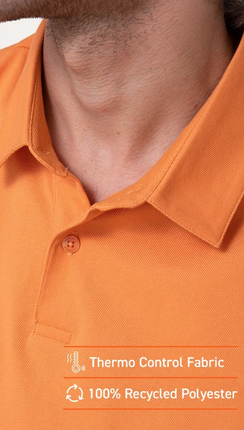Constant Polo T-Shirt Easy Orange