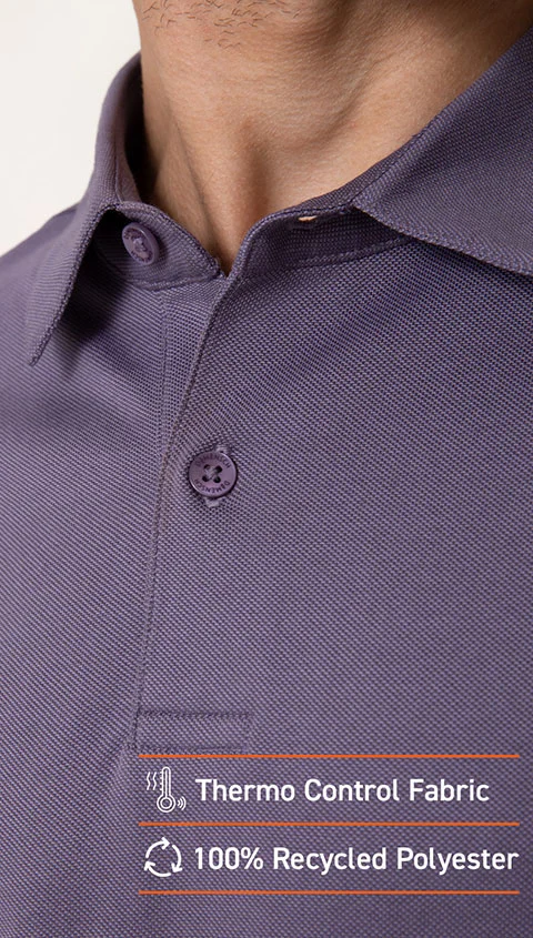Constant Polo T-Shirt Lavender Blue