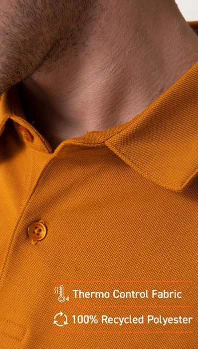 Constant Polo T-Shirt Mustard Yellow