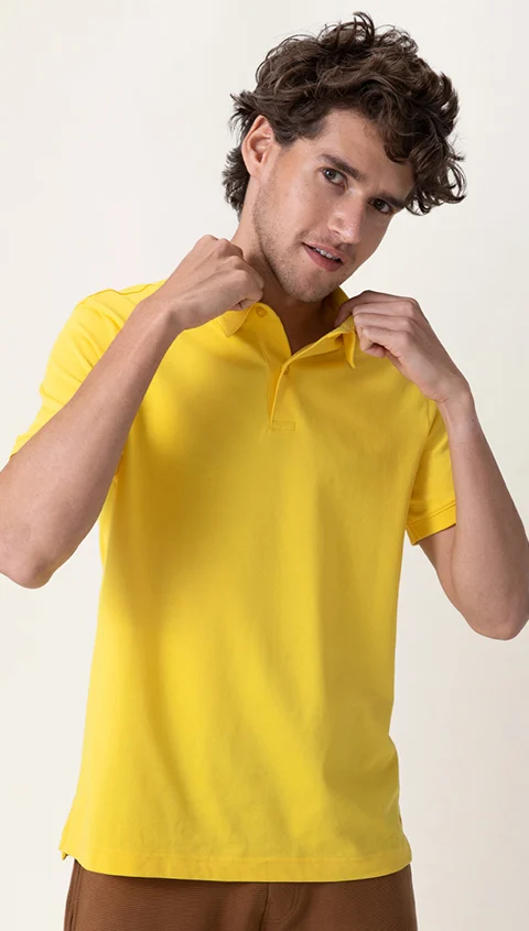 Constant Polo T-Shirt Sunny Yellow