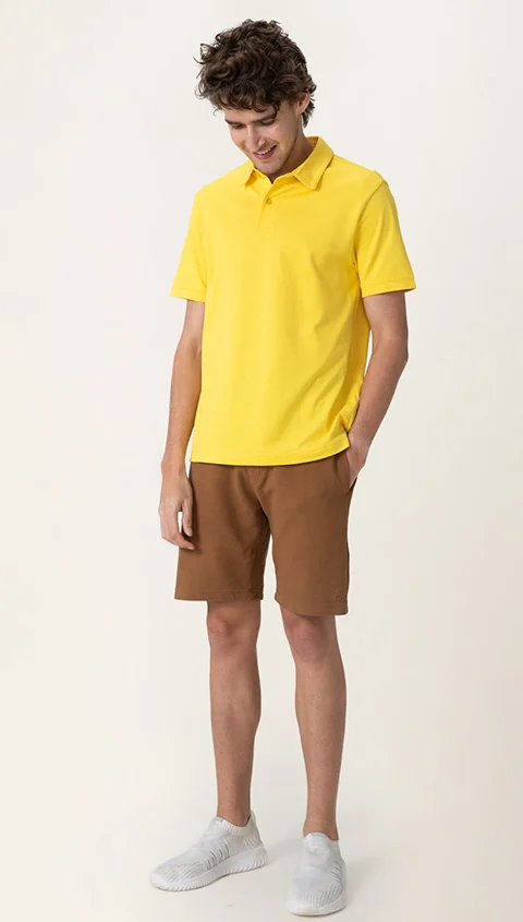 Constant Polo T-Shirt Sunny Yellow