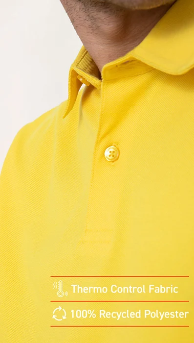 Constant Polo T-Shirt Sunny Yellow