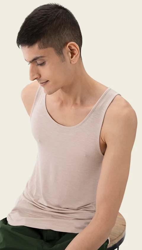 Value-Deal Neo-Skin Vests Bright White, Breezy Beige