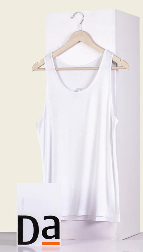 Neo-Skin Bamboo Vest Bright White