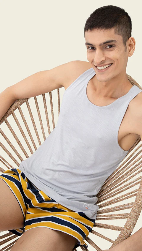 Neo-Skin Bamboo Vest Crisp Grey