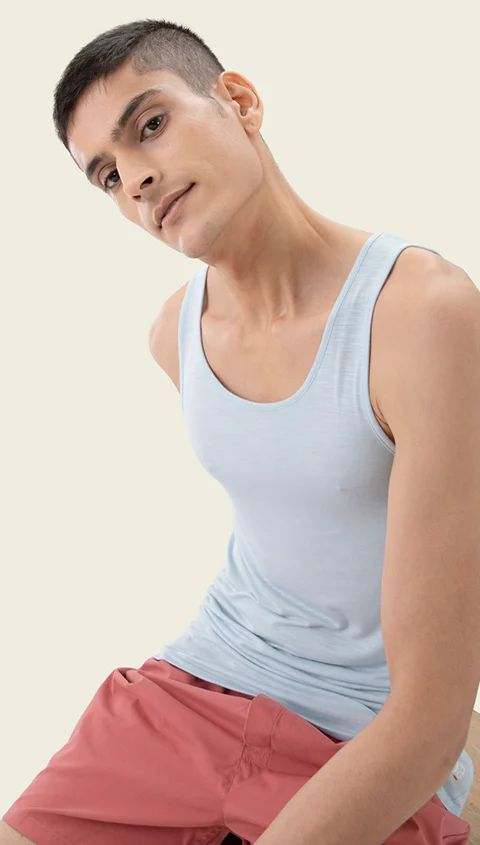 Value-Deal Neo-Skin Vests Breezy Beige, Ice Blue
