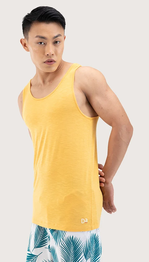 Neo-Skin Bamboo Vest Mustard Yellow