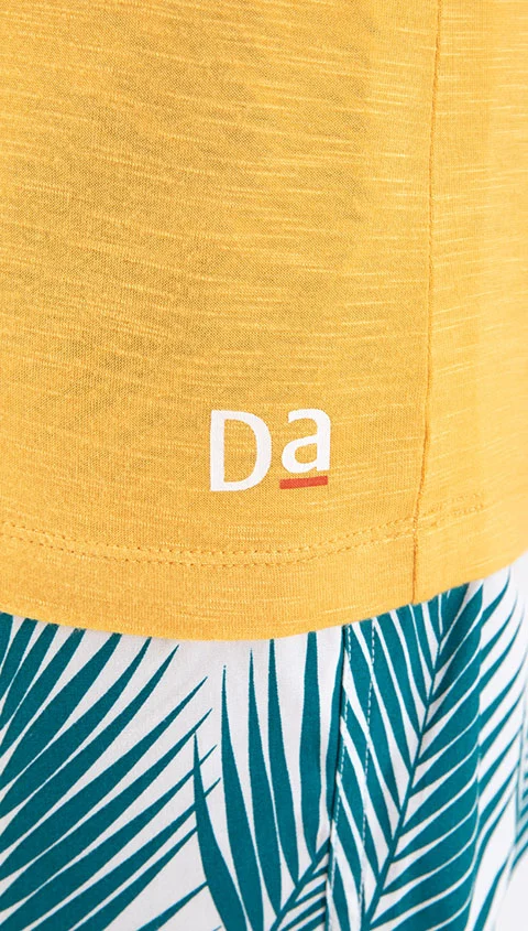 Neo-Skin Bamboo Vest Mustard Yellow