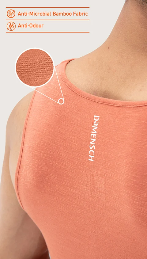 Neo-Skin Bamboo Vest Rust