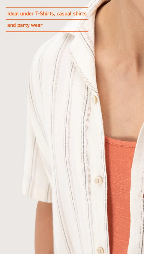 Neo-Skin Bamboo Vest Rust