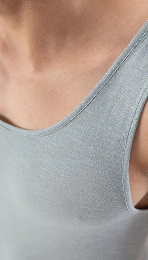 Neo-Skin Bamboo Vest Slate Grey