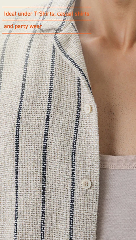 Value-Deal Neo-Skin Vests Sq Neck- Crisp Grey, Ice Blue, Breezy Beige