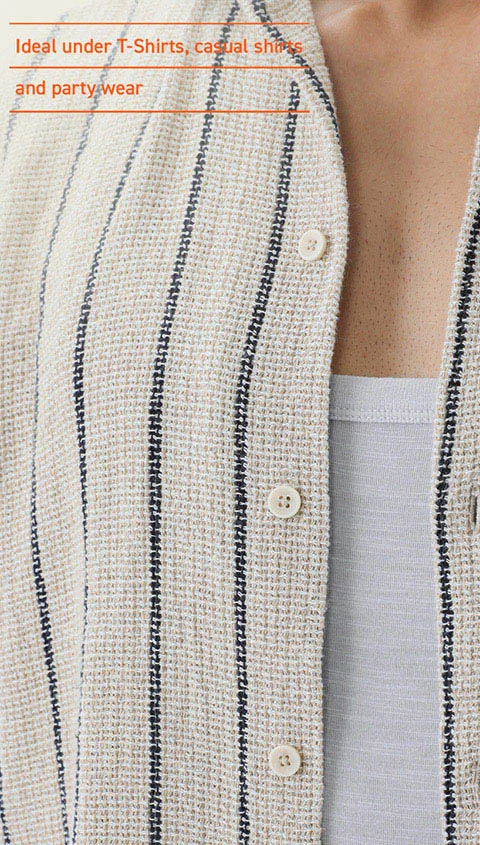 Neo-Skin Bamboo Vest Crisp Grey