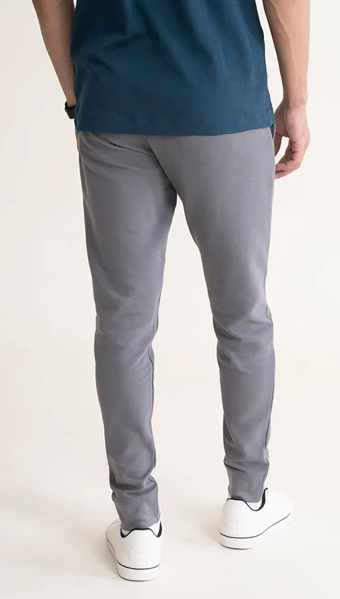 Statement Textured Jogger Glory Grey