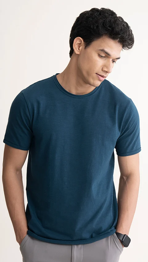 Fluid Tees Teal Blue