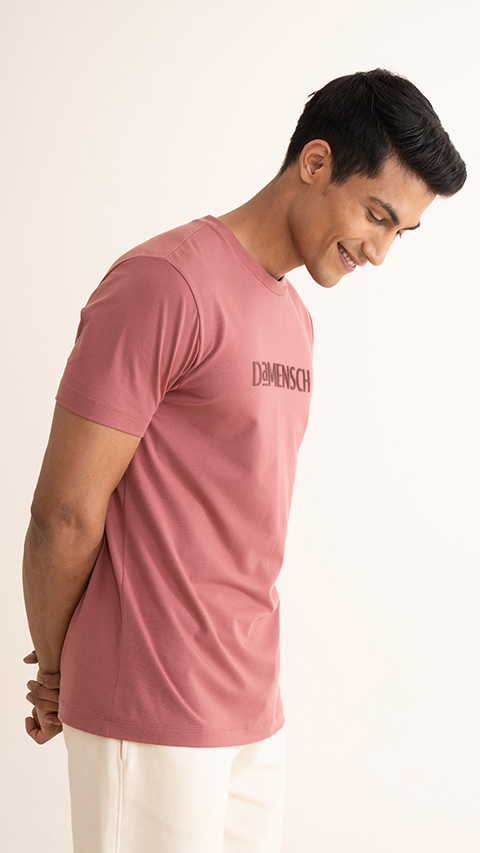 トップス jnhearts Vneck half sleeve shirts/Pink Vneck Shirts/Pink | J.N.Hearts