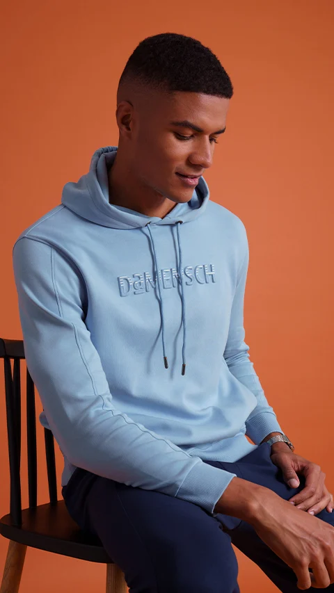 Constant 500 Day Pullover Hoodies Damn Blue