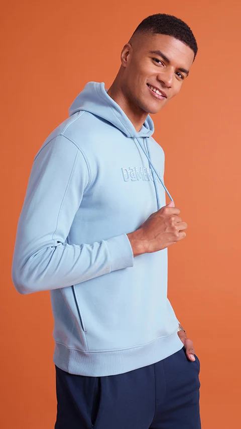 Constant 500 Day Pullover Hoodies Damn Blue