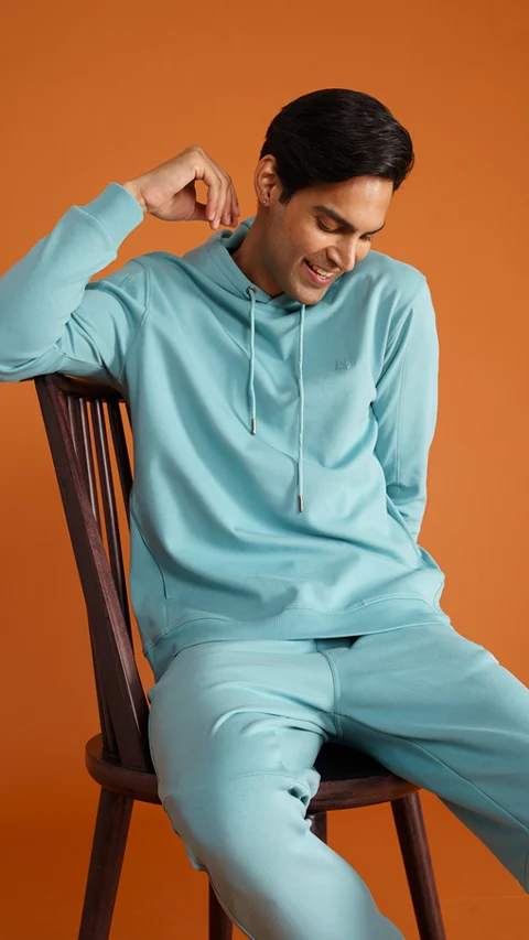 Constant 500 Day Pullover Hoodies Jolly Turquoise