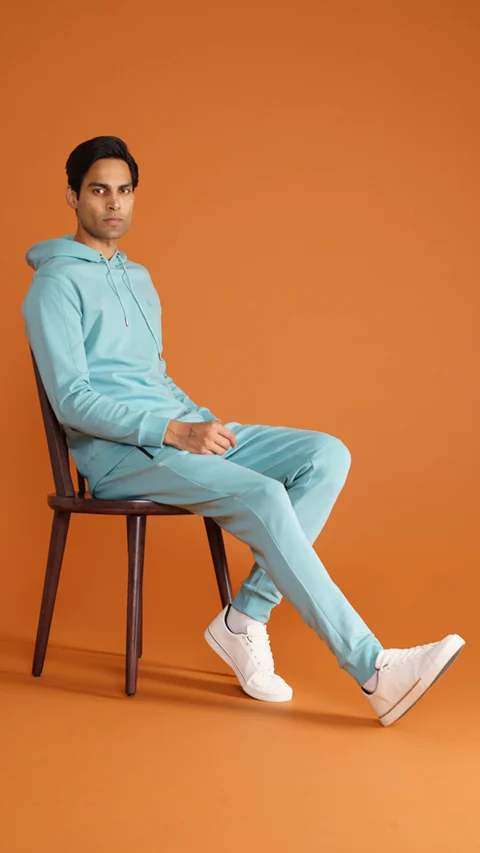 Constant 500 Day Pullover Hoodies Jolly Turquoise