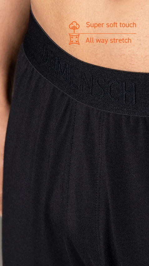 Luxe-Soft Knit Pyjamas Wayn Black