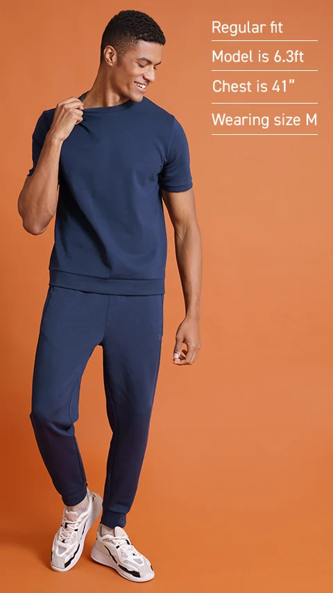 Constant Half Sleeve Sweatshirt Da Midnight Blue