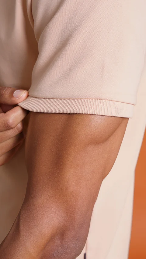 Constant Half Sleeve Sweatshirt Da Profound Peach