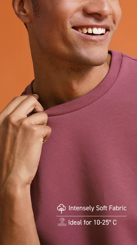 Constant Half Sleeve Sweatshirt Da Shadow Maroon