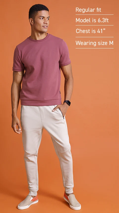 Constant Half Sleeve Sweatshirt Da Shadow Maroon