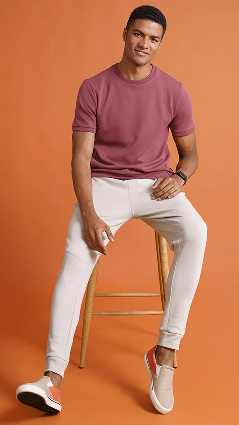 Constant Half Sleeve Sweatshirt Da Shadow Maroon