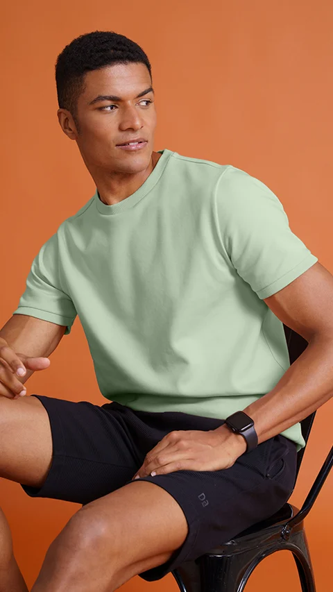 Constant Half Sleeve Sweatshirt Da Shadow Mint