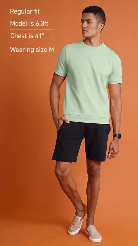 Constant Half Sleeve Sweatshirt Da Shadow Mint
