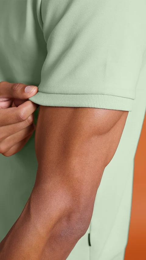 Constant Half Sleeve Sweatshirt Da Shadow Mint