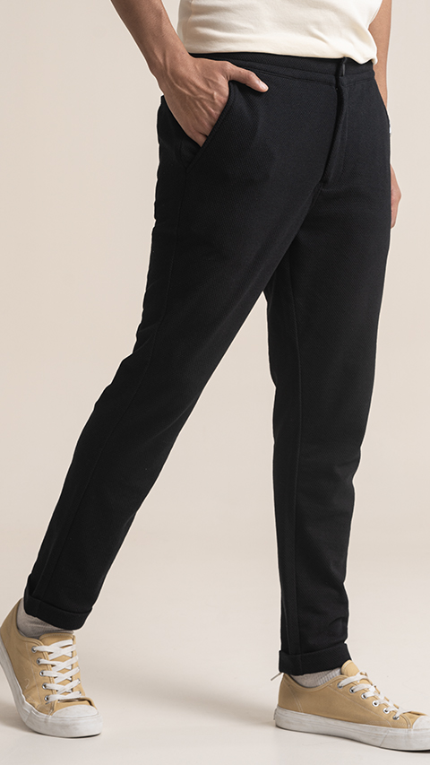 Buy Haoser Men's Cotton Blend Formal Trouser (HI-TRBlack2_Black_36) Pack of  1 at Amazon.in