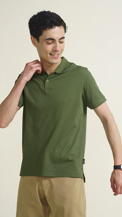 Constant All-Degree Pique Polo Forest Green