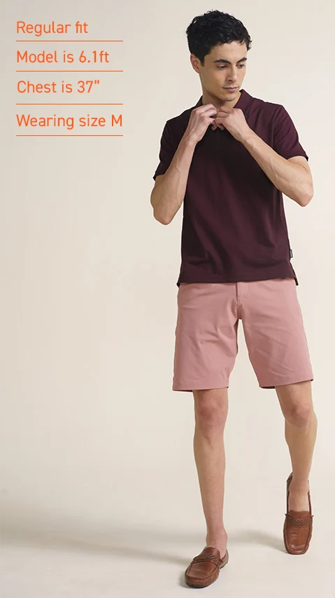 Constant All-Degree Pique Polo Loyal Maroon