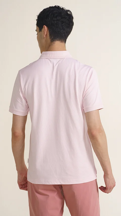 Constant All-Degree Pique Polo Powder Pink