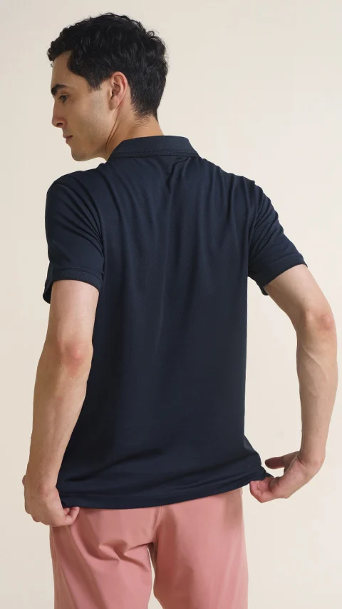 Constant All-Degree Pique Polo True Navy