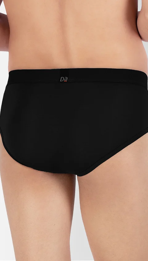 Value-Deal Deo-Soft Briefs Complete Black, Tango Red, Navy Knots