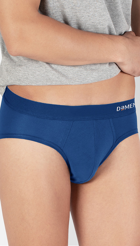 Mens Brief Underwear Brief Bold Galaxy Blue DaMENSCH